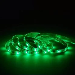 Indoor/Outdoor 6.6 ft. Color Changing RGB LED Tape Light Kit by Westek -Outlet OttLite Store white westek led strip lights ltape2mrgb t 1d 1000