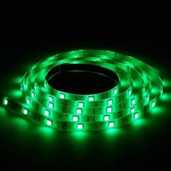 Indoor/Outdoor 6.6 ft. Color Changing RGB LED Tape Light Kit by Westek -Outlet OttLite Store white westek led strip lights ltape2mrgb t 40 1000