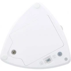 4.875 in. White Outdoor Motion-Activated Monolith Table Lamp with Red, Green and Blue Color Modes by Westek -Outlet OttLite Store white westek outdoor table lamps ls3101rgb n1 1f 1000