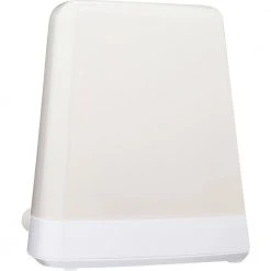 4.875 in. White Outdoor Motion-Activated Monolith Table Lamp with Red, Green and Blue Color Modes by Westek -Outlet OttLite Store white westek outdoor table lamps ls3101rgb n1 4f 1000