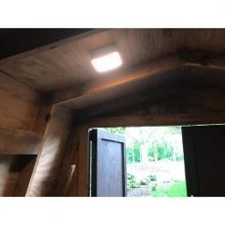 Battery Operated LED White Ceiling Puck Light with Adjustable White and Dual Activation by Westek -Outlet OttLite Store white westek puck lights bl cmtn wt 31 1000