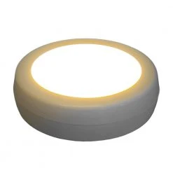 LED White Adjustable Puck Light with Remote and Batteries (6-Pack) by Westek -Outlet OttLite Store white westek puck lights bl pcct w6 40 1000