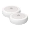 Motion Activated Adjustable LED White Puck Light (2-Pack) by Westek