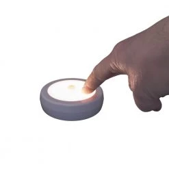 Motion Activated Adjustable LED White Puck Light (2-Pack) by Westek -Outlet OttLite Store white westek puck lights bl pmtn w2 fa 1000