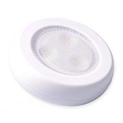 Ultra-Thin LED White Puck Light (2-Pack) by Westek
