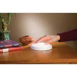 LED Moon Puck Light (2-Pack) by Westek -Outlet OttLite Store white westek puck lights lgluna42 t 4f 1000