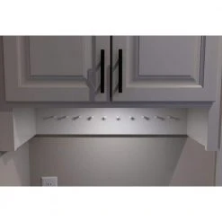 Rechargeable 4.25 in. LED White Under Cabinet Light with Touch and Motion Activation by Westek -Outlet OttLite Store white westek under cabinet lights bl bar4rc 2pk 40 1000
