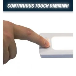 Rechargeable 5 in. Square LED White Under Cabinet Light with Touch and Motion Activation by Westek -Outlet OttLite Store white westek under cabinet lights bl clng5rc 44 1000