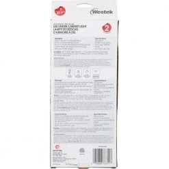 Tavo 9 in. LED White Under Cabinet Light (2-Pack) by Westek -Outlet OttLite Store white westek under cabinet lights tavo l09w n2 76 1000